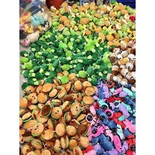 gấu bông móc khoá balo size 12-15cm