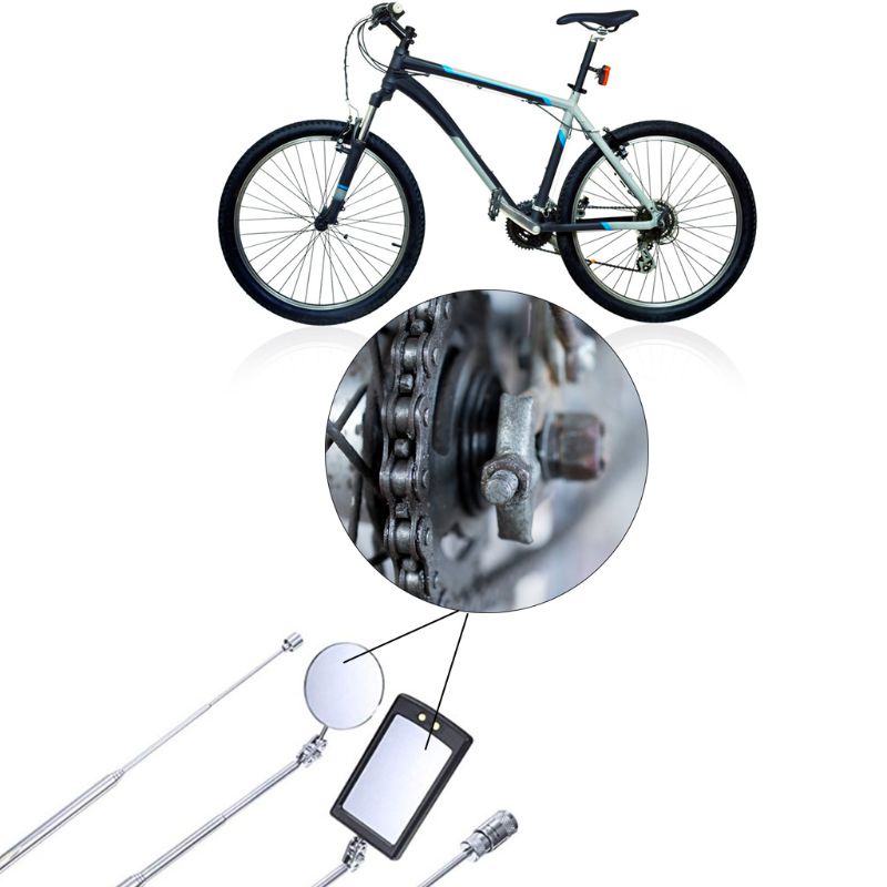 Gương Kiểm Tra Có Thể Xoay Với Tay Cầm Chống Trượt Tiện Dụng