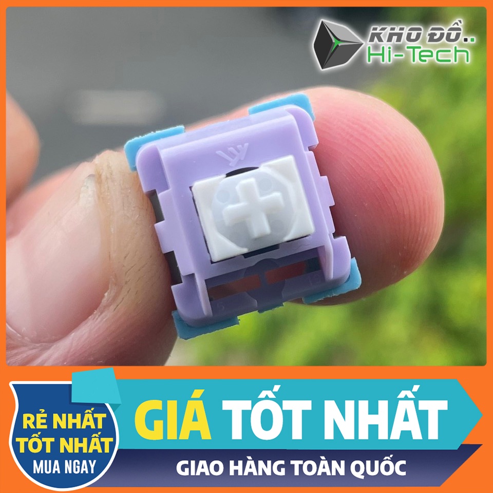 Switch KTT Jacaranda đã lube mượt mà 💖 𝘍𝘳𝘦𝘦𝘴𝘩𝘪𝘱 💖 KTT Switch cho bàn phím cơ