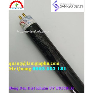 Đèn tia cực tím xanh đen UV Sankyo Denki F8T5BLB - 8W, 29cm