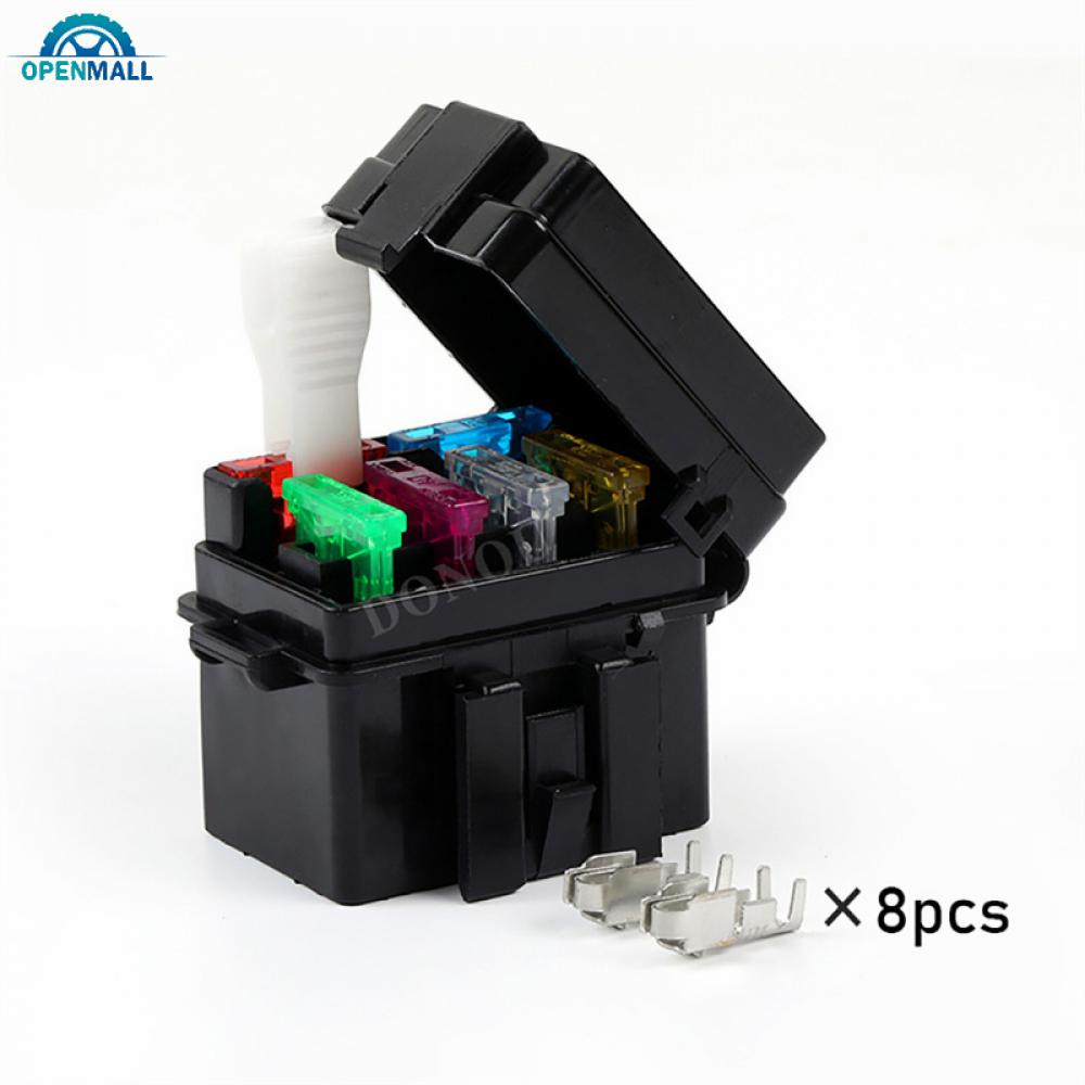 Hộp Cầu Chì 4 Chiều Tự Động Kèm 8 Cầu Chì Chuyên Dụng