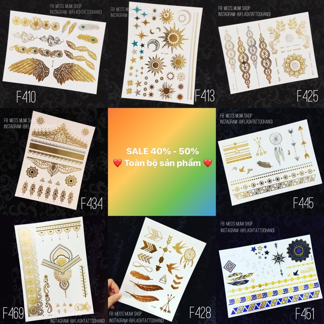 Flashtattoo - xăm dán ánh kim
