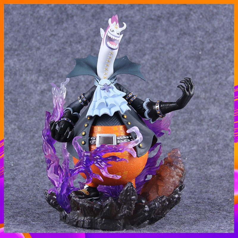 One Piece GK King dưới Thất Vũ Hải Moonlight Moonlight Moriah Base Illuminated Scene Mô hình Đóng hộp Đồ trang trí làm b