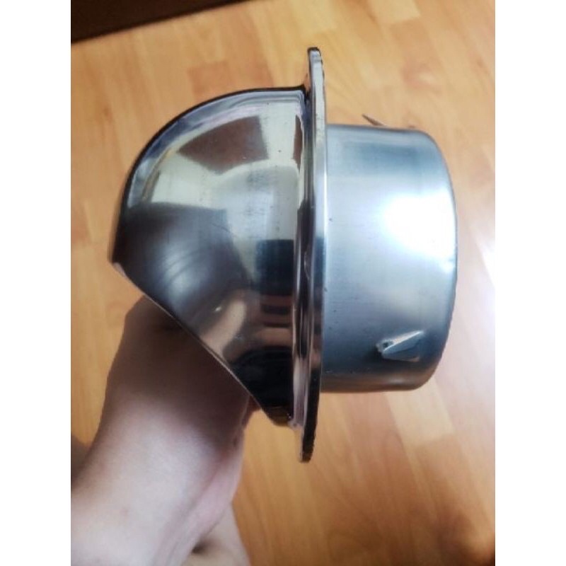 Chụp inox thông hơi, chụp che ống hút mùi, máy hút mùi, chụp thông hơi có lưới