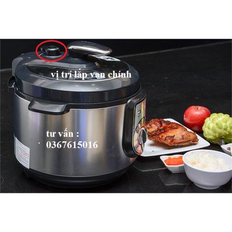 Phụ kiện chính hãng nồi áp suất supor CYSB50YC10-100 van giới hạn van xả van an toàn