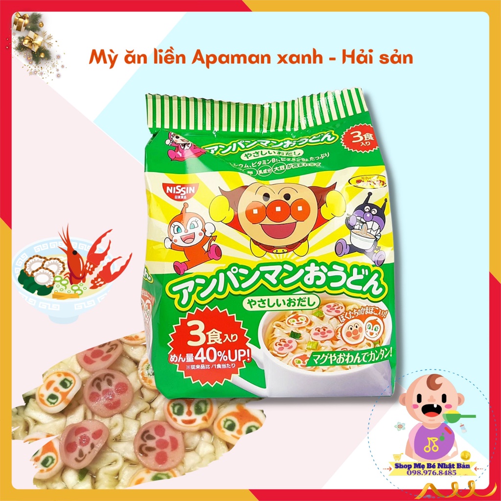 Mì Chú Hề Apaman Nissin 90g | Mỳ Ăn Liền Nhật Bản Cho Bé