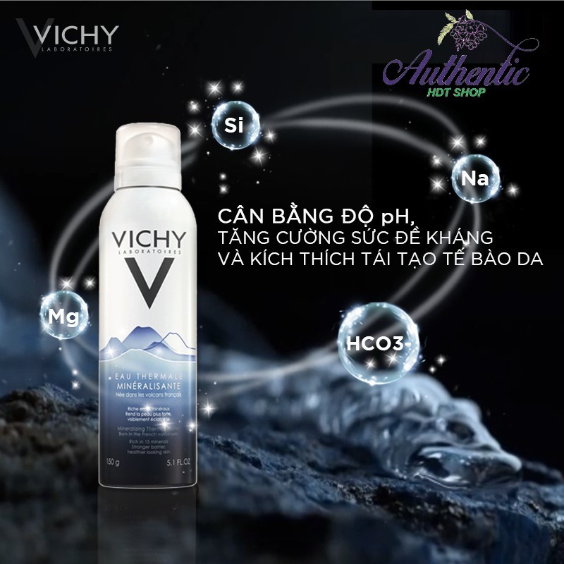 (Có sẵn) Xịt Khoáng VICHY 150ml (Bill Pháp - Nội Địa Pháp)