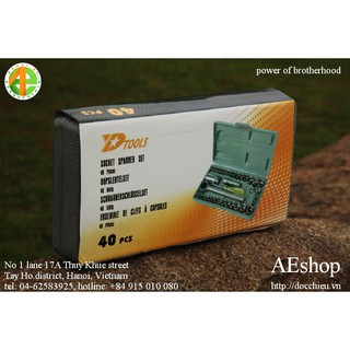 Bộ dụng cụ sửa xe đa năng 40 pcs