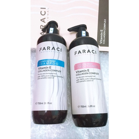 [HÀNG CHÍNH HÃNG]Cặp gội xả FARACI 750 ML mẫu mới nhất DẦU GỘI XẢ SIÊU PHỤC HỒI FARACI chống rụng tóc.