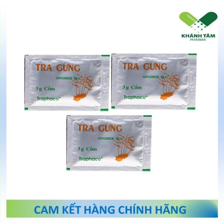 ! Trà gừng Traphaco (Hộp 10 túi) - Trapharco