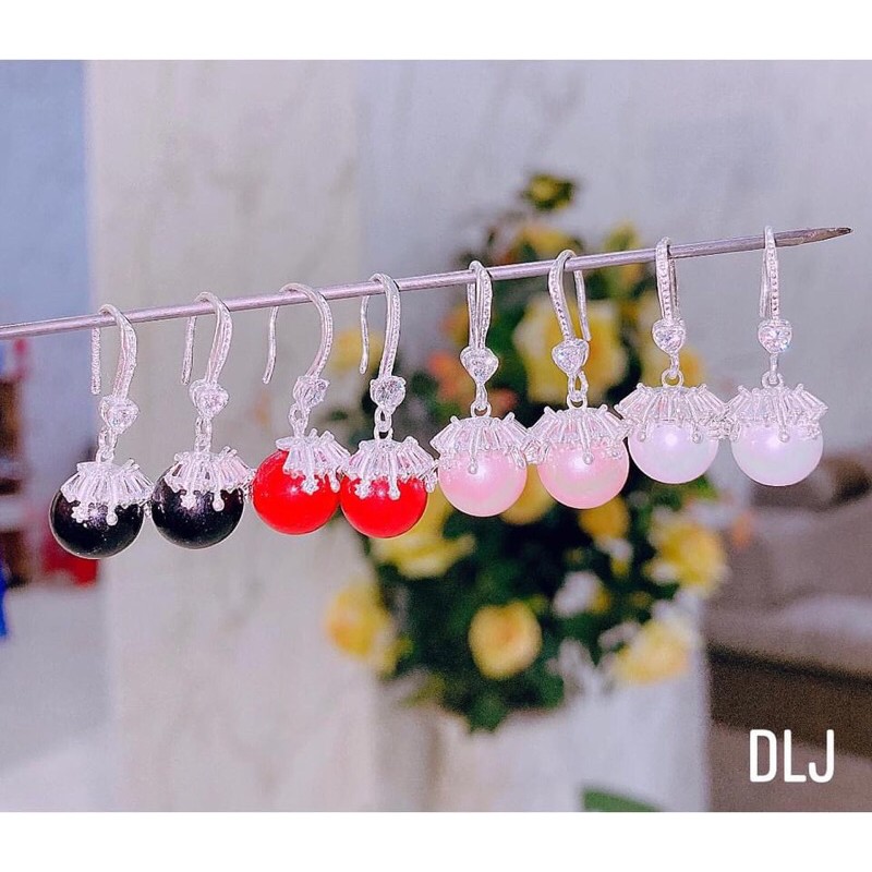 BÔNG TAI TREO TRAI CAO CẤP BẠC TA