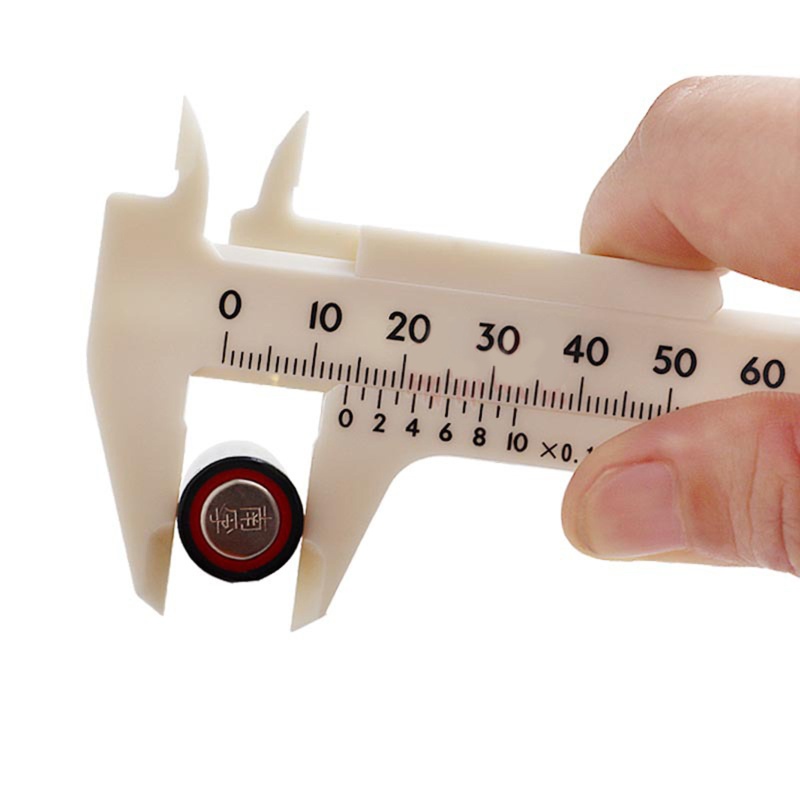 Thước Cặp Vẽ Lông Mày 150MM Bằng Nhựa Chuyên Dụng