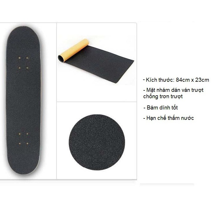 Grip Mặt Nhám Ván Trượt, Mặt Ván Trượt Thể Thao 82x22 cm