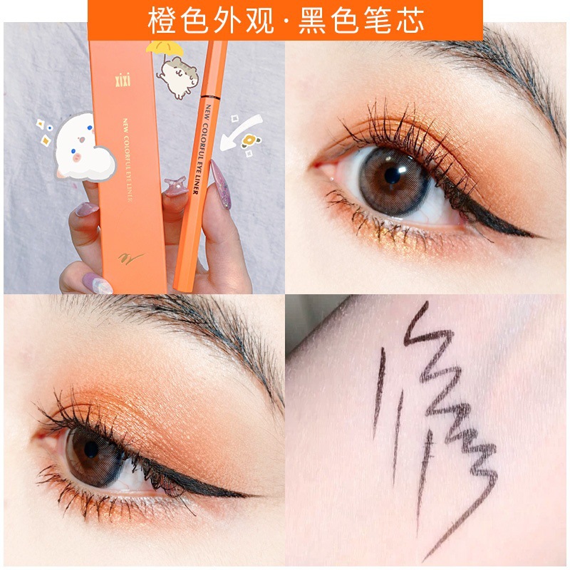 Bút Kẻ Mắt Nước Chống Thấm Nước eyeliner Lâu Trôi và 3 màu không bị nhoè đầu mảnh