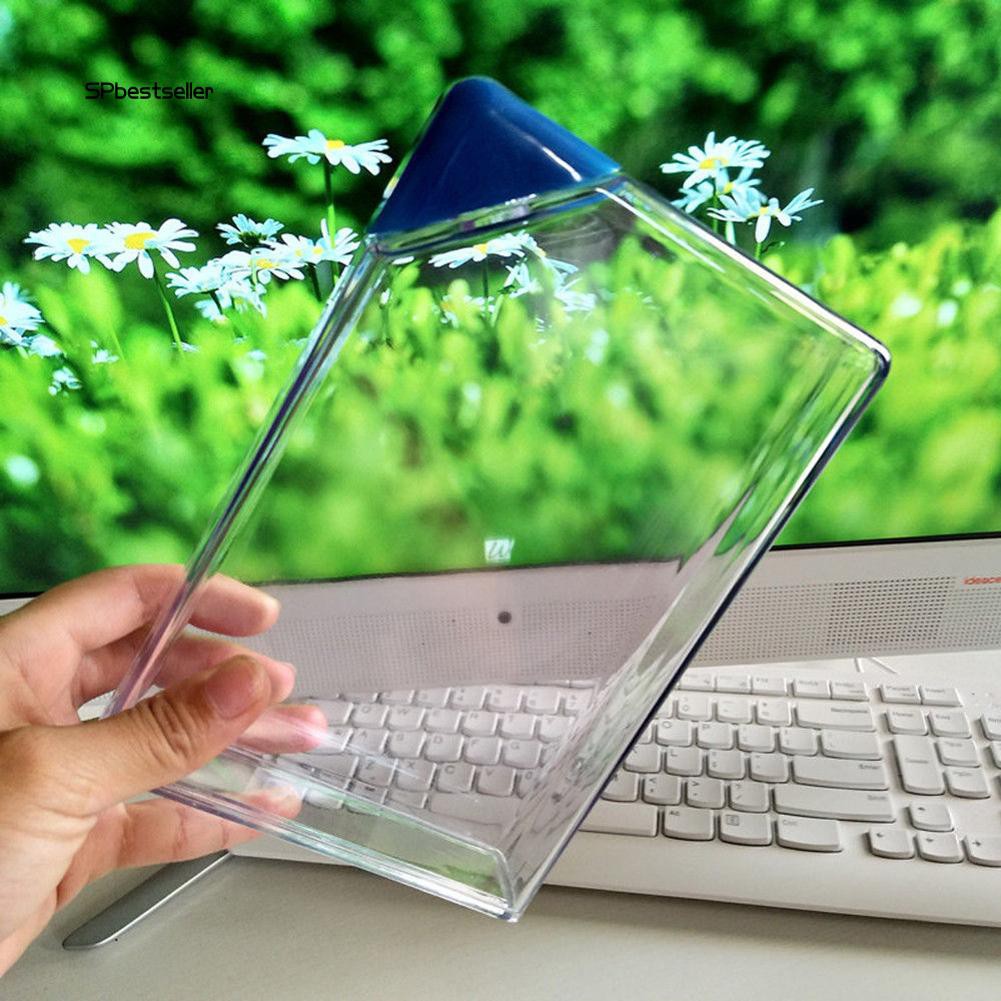 Bình Nước Làm Từ Nhựa Trong Suốt Hình Cuốn Sách Nhỏ Gọn Sáng Tạo 450ml