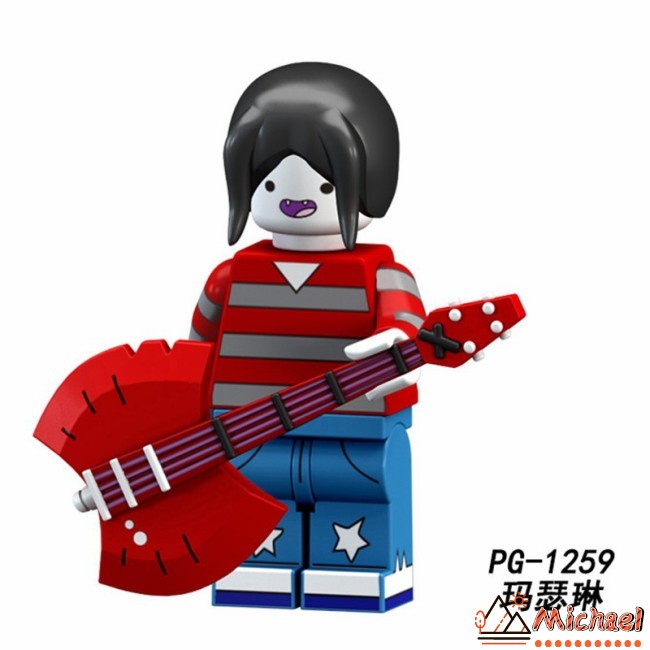 Adventure Time Minifigures Finn Jake Marceline Princess Bubblegum Compatible Lego Anime Building Blocks Kids Toys