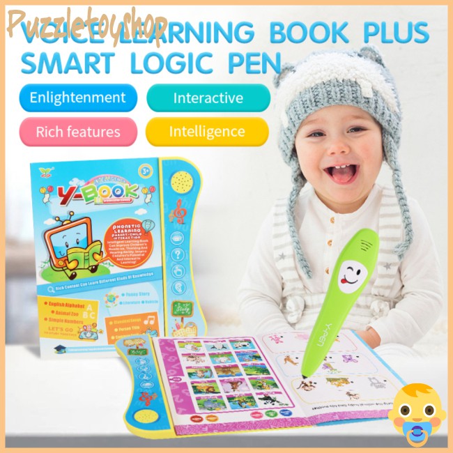 Kids Voiced Ebook with Reading Pen Toy Learning Early Version English