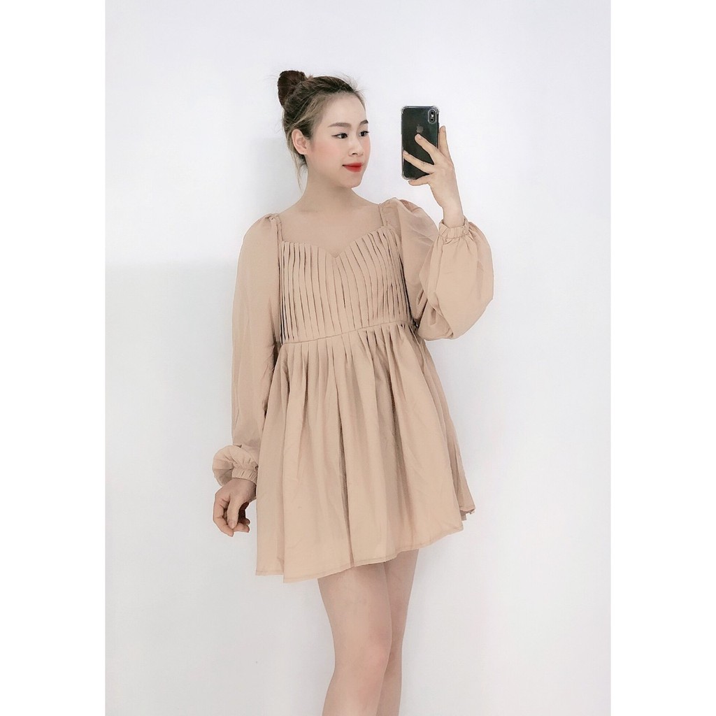 ÁO TRƠN DÁNG XÒE ( ảnh thật + video )