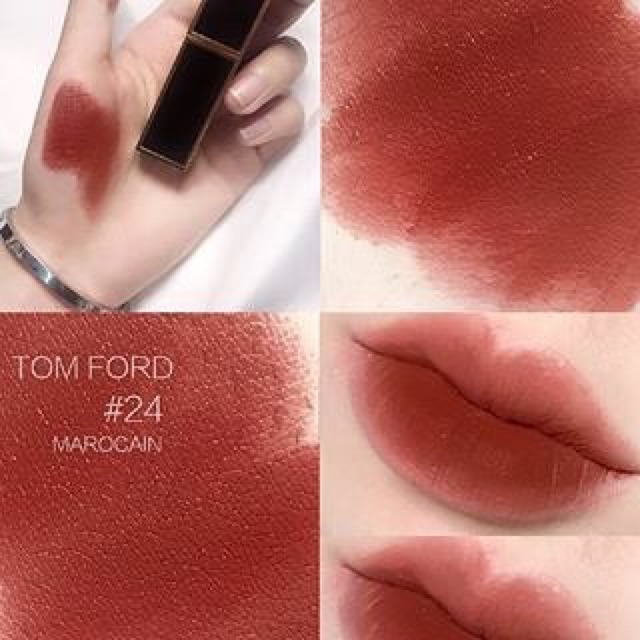 [ MỚI] Son thỏi TOM FORD vỏ đen SATIN MATTE LIP COLOR