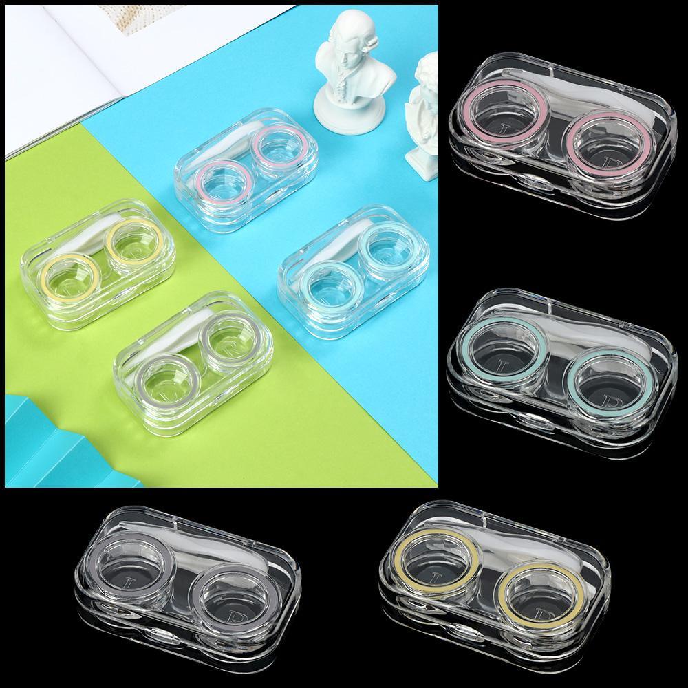 Hộp Đựng Kính Áp Tròng Mini Trong Suốt