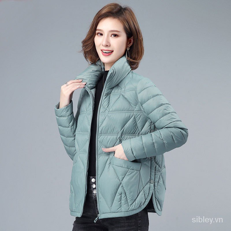 Áo khoác phao đệm cotton mỏng nhẹ ấm áp thời trang cho nữ 【11Month5Day After