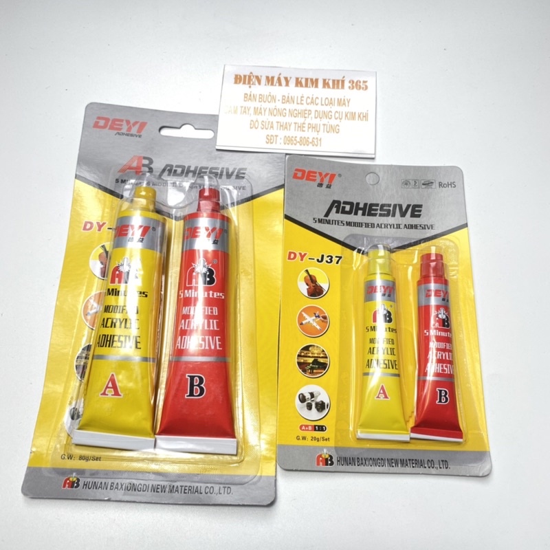Keo dán sắt AB chịu nhiệt 80gr ❤️FREESHIP❤️ keo dán siêu chắc - keo vá vết nứt vết thủng kim loại