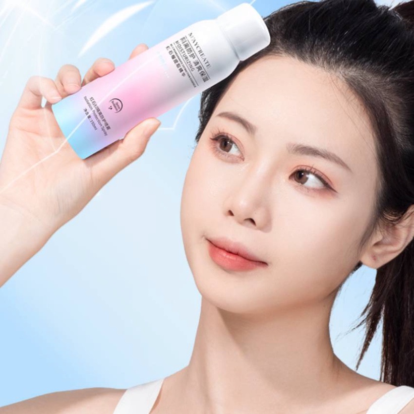Xịt chống nắng body Maycreate, Kem chống nắng dạng xịt 150ml SPF35 bật tông sau sử dụng chính hãng nội địa trung KABA