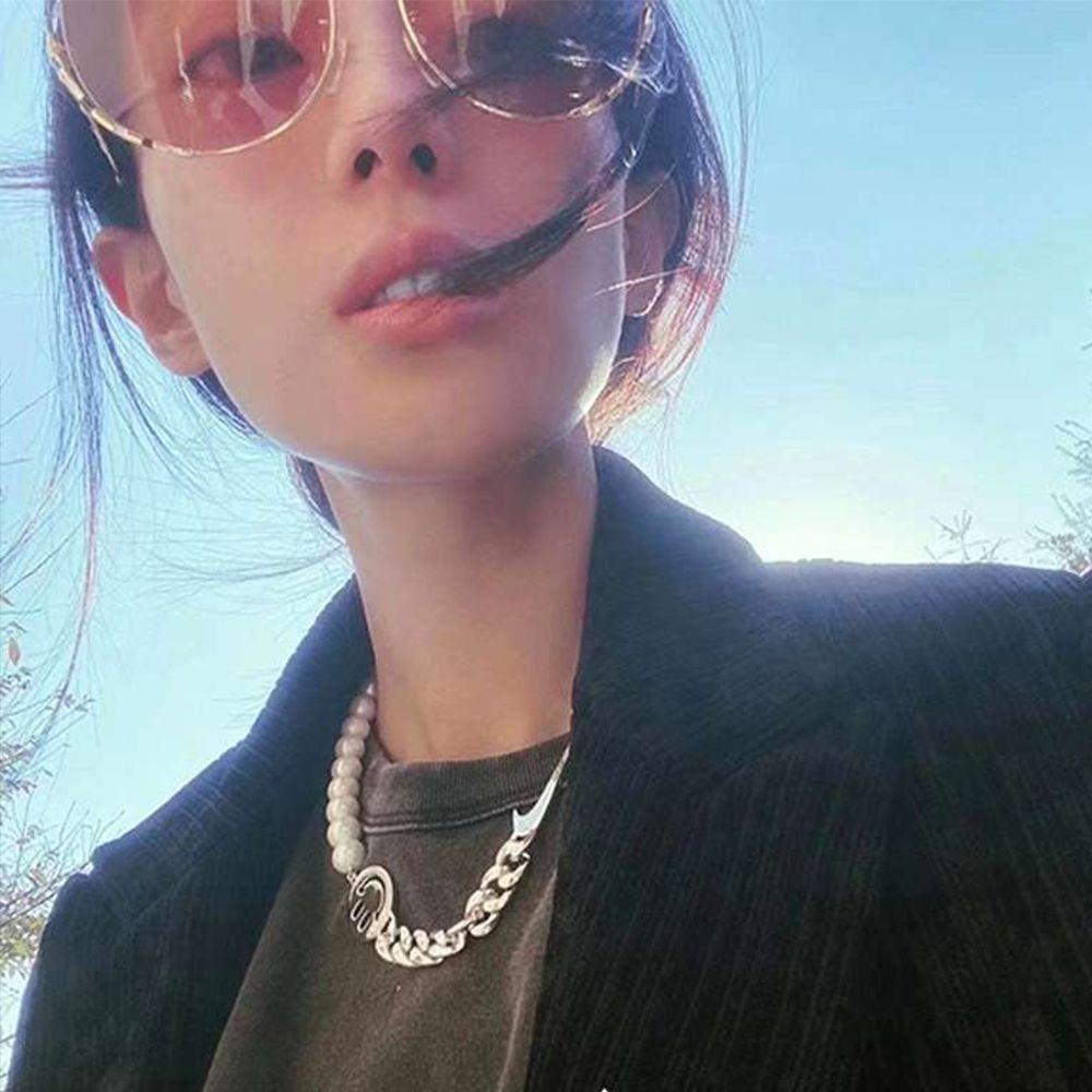 MXGOODS Vòng cổ Mặt Cười Thời Trang Cho Cặp Đôi