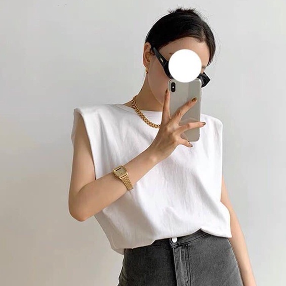 Áo thun ba lỗ nữ FM Style tanktop form rộng oversize vải thun lạnh cao cấp co giãn 4 chiều cá tính 21060664