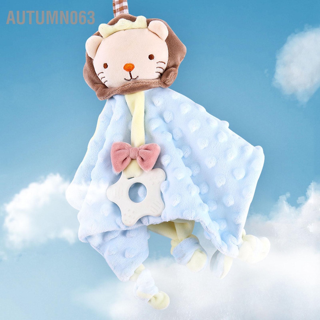 Khăn mềm xoa dịu Yên tâm Làm giấc ngủ cho bé Đồ chơi con rối khăn trẻ sơ sinh Autumn063