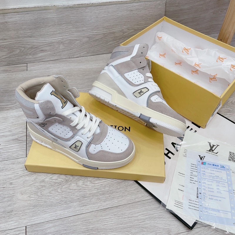 Giày thể thao l v cao cổ siêu nhẹ fullbox