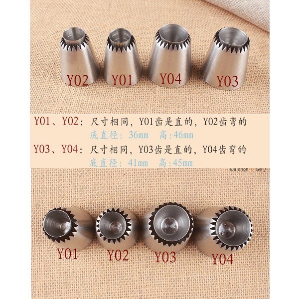 Đui làm bánh quy Y01-Y02-Y03-Y04 (DBK 12)