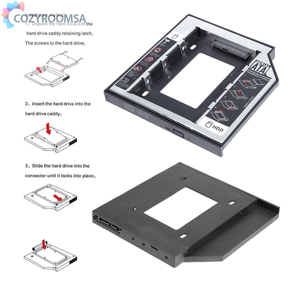 1 Hộp Đựng Ổ Đĩa Cứng Ssd 12.7mm Bằng Nhôm Nhựa | BigBuy360 - bigbuy360.vn