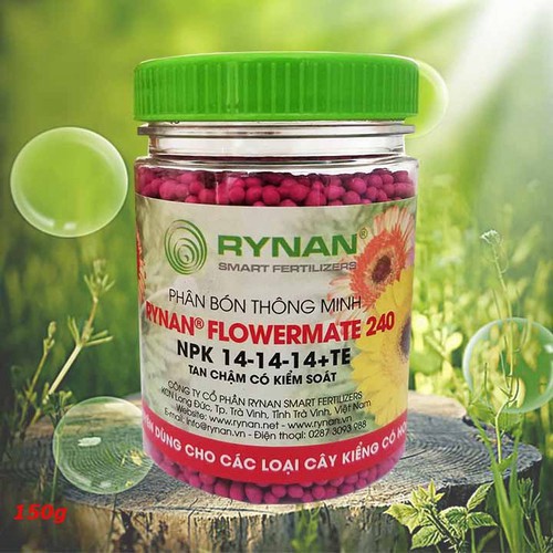 PHÂN BÓN THÔNG MINH RYNAN 240 NPK 14-14-14+TE (RYNAN® FLOWERMATE 240) - VTNN Bắc Từ Liêm