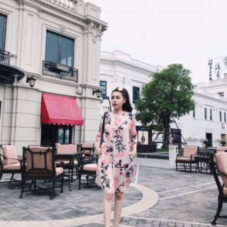 ĐẦM SƠ MI HỌA TIẾT 3D