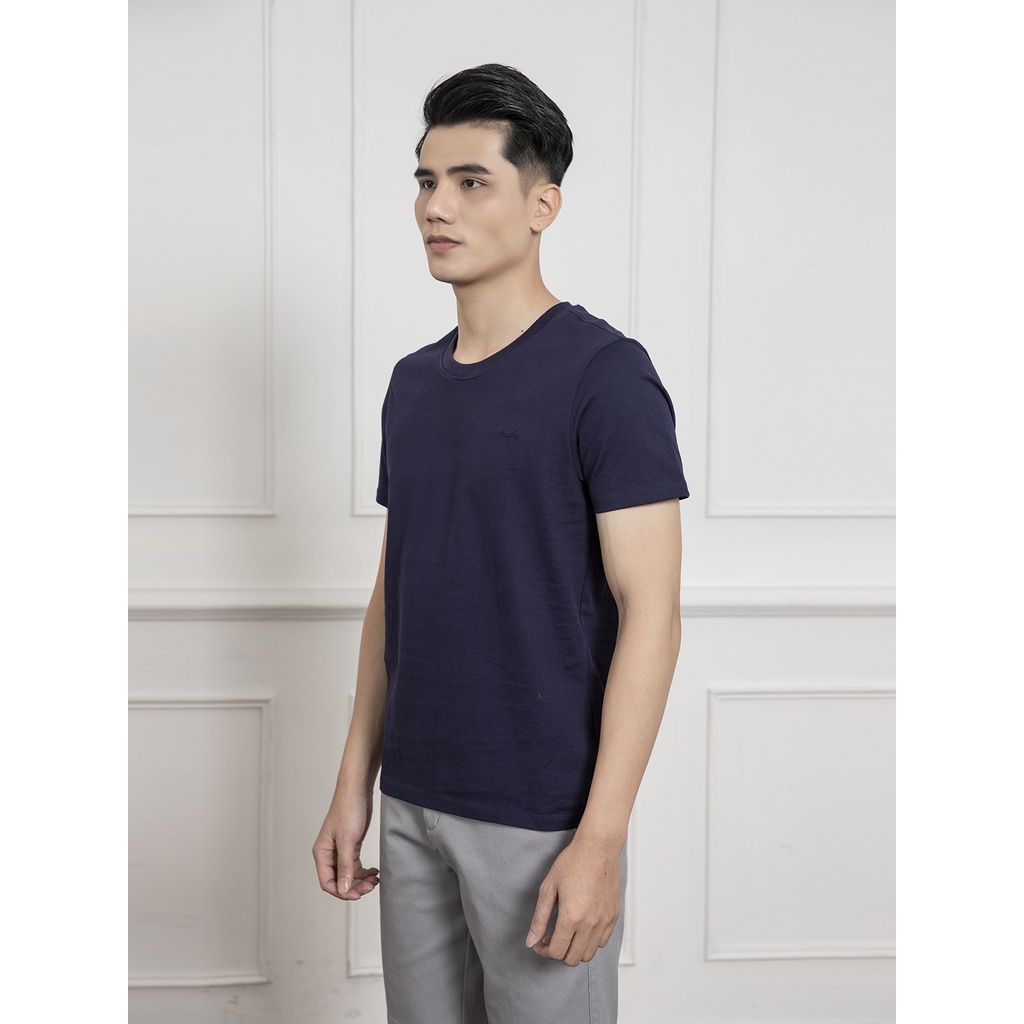 Áo thun nam ngắn tay ARISTINO ATS018S1 dáng suông nhẹ reguler fit chất liệu cotton cao cấp