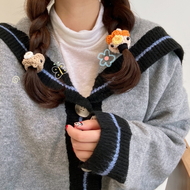 Vòng Tay Dệt Kim Mặt Hình Động Vật Đáng Yêu | BigBuy360 - bigbuy360.vn