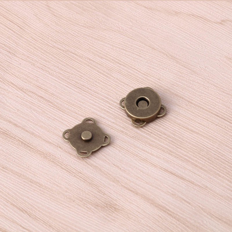 Bộ 10 nút bấm khoá có nam châm kích thước 14/18mm dùng làm ví tiền và túi xách