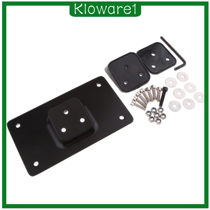 [KLOWARE1] Black License Plate Number Mount Frame Bracket Laydown for Harley Sportster