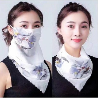 Khẩu Trang Vải Voan Chống Nắng Đa Năng Khăn Đa Năng