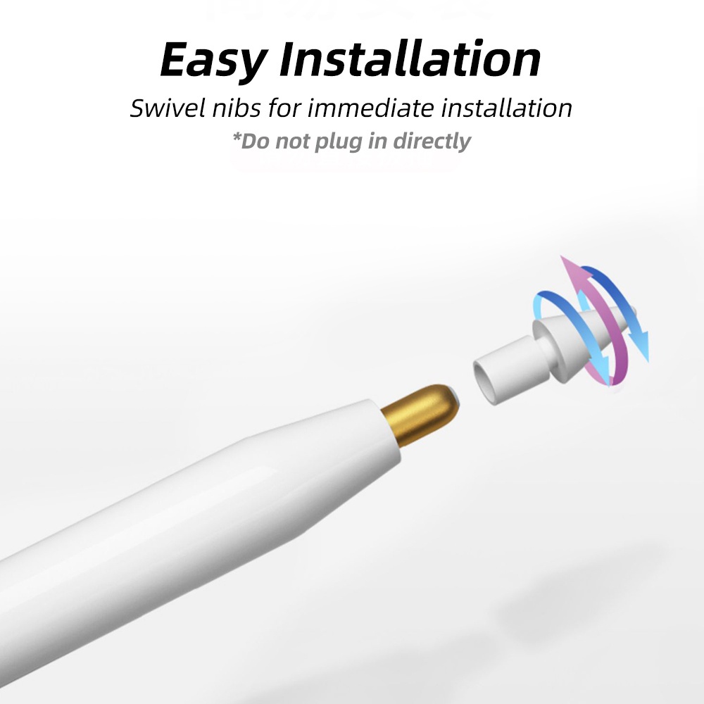 Đầu bút cảm ứng FONKEN thay thế chuyên dụng thích hợp cho Apple Pencil 1st 2nd 2nd