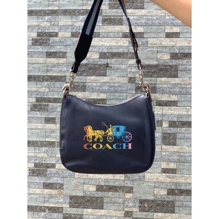 TÚI XÁCH COACH NỮ F76766 MÀU XANH ĐẬM