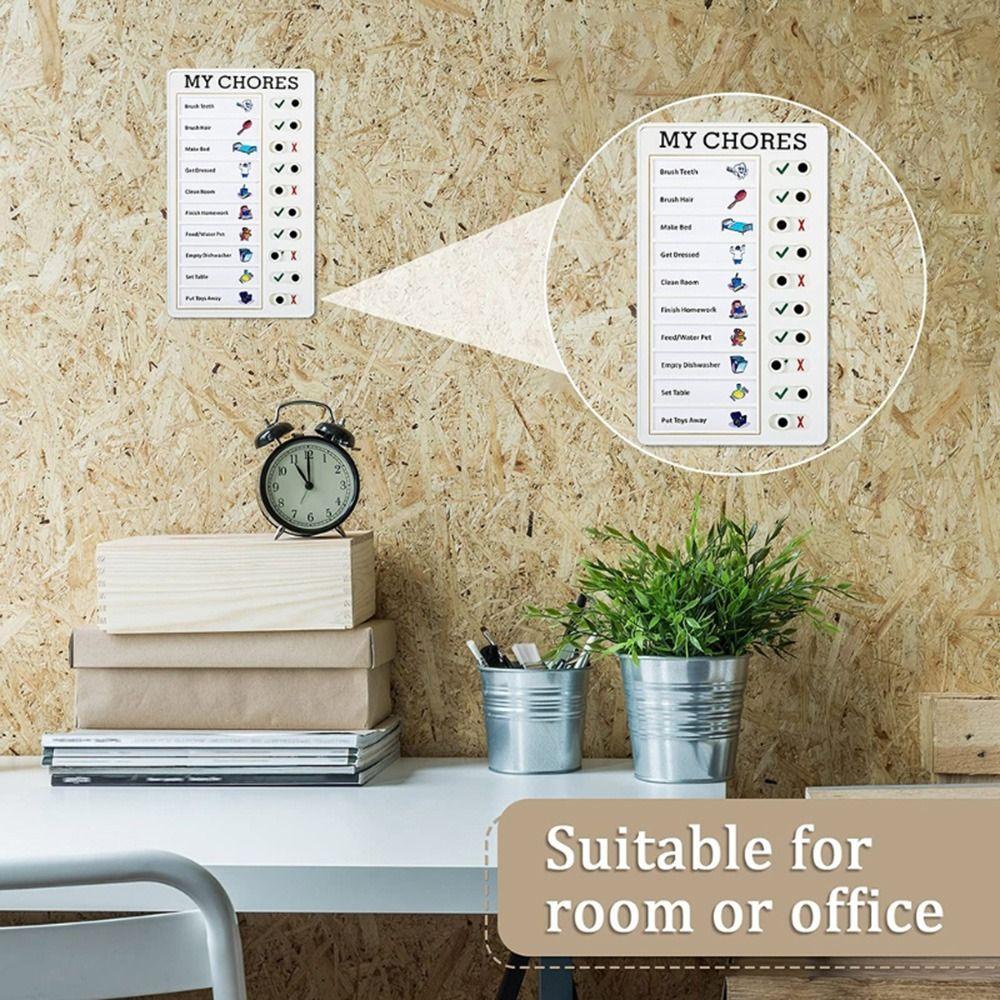 CHOOKEY Bảng Ghi Chú Lập Kế Hoạch Hàng Ngày Bằng Nhựa