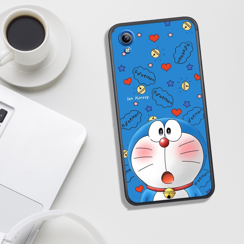 ỐP LƯNG VIVO Y51/Y91C/Y93,  IN HÌNH CHÚ MÈO MÁY DOREMON.