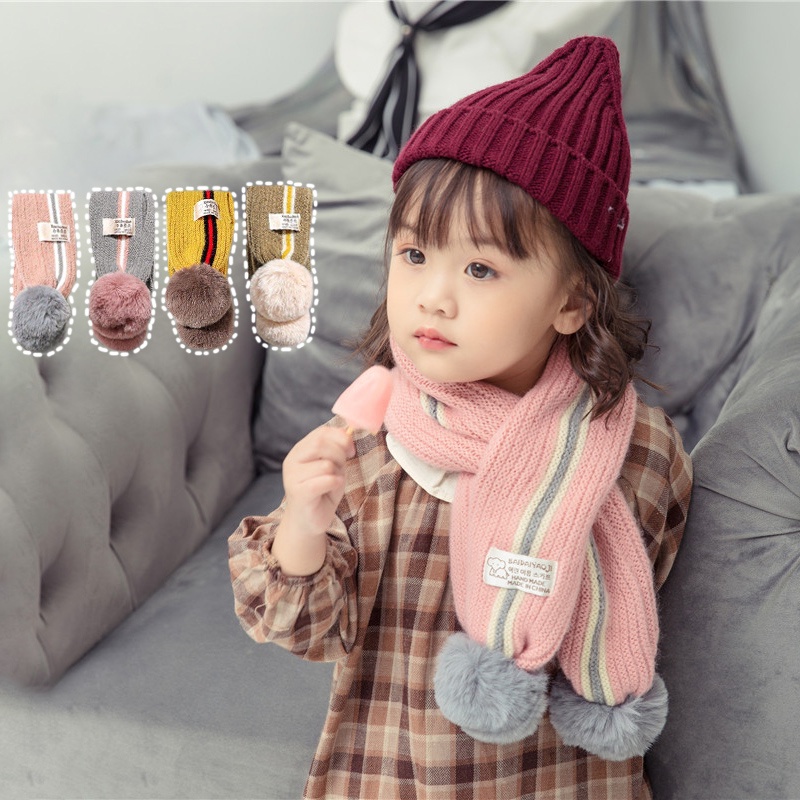 Khăn ChoàNg Len Cashmere Dễ Thương Cho Bé Trai Và GáI