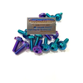Ốc 5li15 dù nhỏ titan gr5 cao cấp , ốc titan 5li . dochoixemayshop