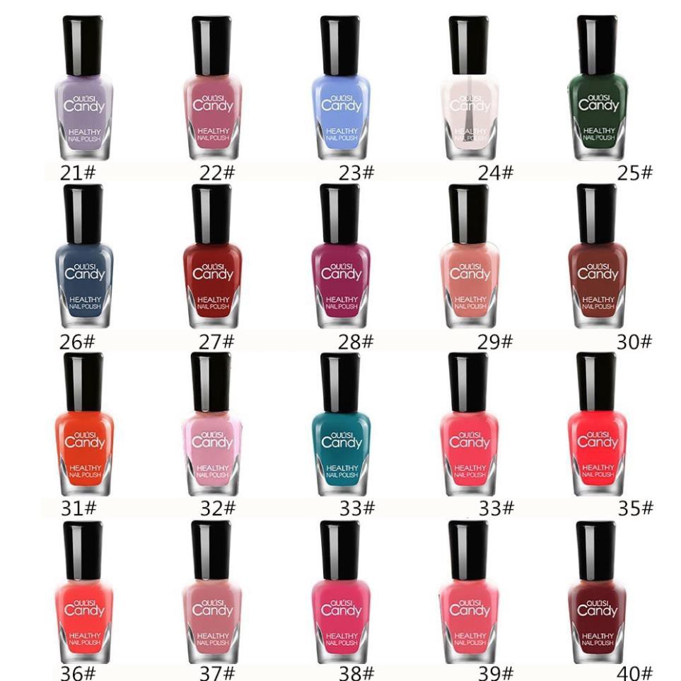 Sơn móng tay lột Candy 8ml 40 màu thời trang tuỳ chọn S01-20
