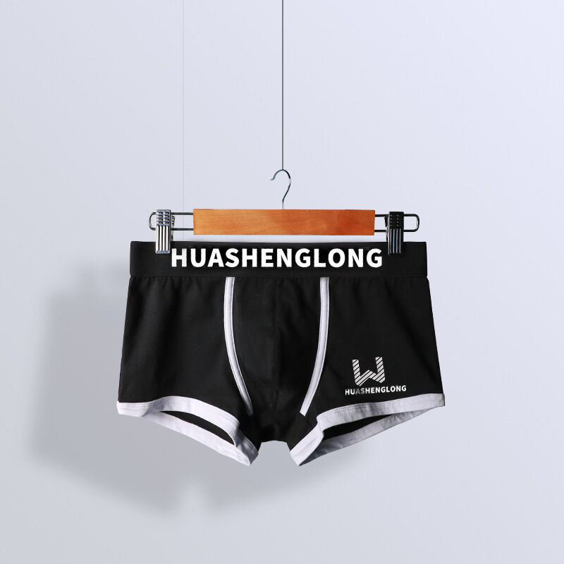 Bộ 3 Quần Lót Boxer Thể Thao Bằng Cotton Nguyên Chất In Hình Dễ Thương Cho Nam