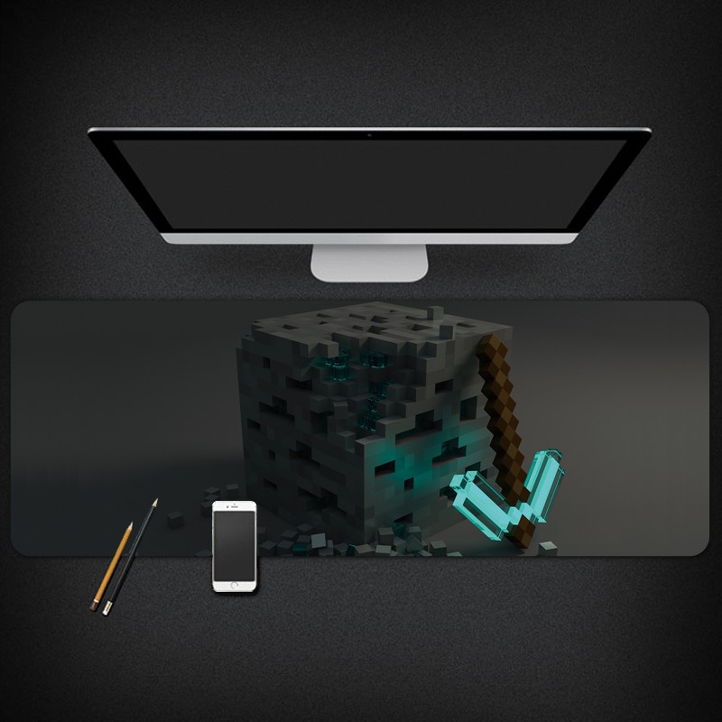 Minecraft MineCraft Trò chơi Hàng hóa Chuột Pad Bàn phím Máy tính Bàn phím Bàn phím Bàn chơi Game siêu dày Miếng lót chuột