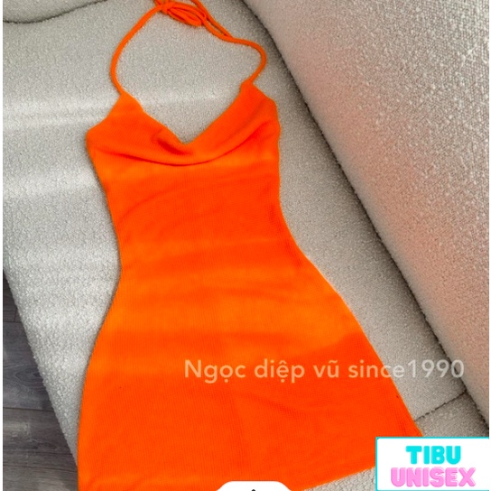 Đầm Body Nữ Hở Lưng Sexy TIBU, Váy dự tiệc sang chảnh chất thun gân cao cấp